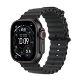 Apple Watch Ultra 3 GPS + Cellular 49mm Black Titanium Case with Black Ocean Band - GulfStore.com