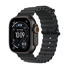 Apple Watch Ultra 3 GPS + Cellular 49mm Black Titanium Case with Black Ocean Band - GulfStore.com