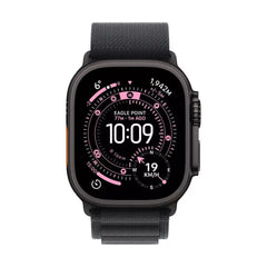 Apple Watch Ultra 3 GPS + Cellular 49mm Black Titanium Case with Black Alpine Loop - Large - GulfStore.com