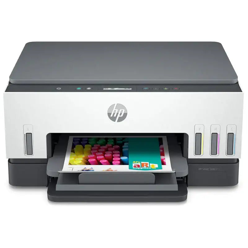 HP Smart Tank 670 AIO - 12ppm / 4800dpi / A4 / USB / Wi-Fi / Color Inkjet - Printer - GulfStore.com