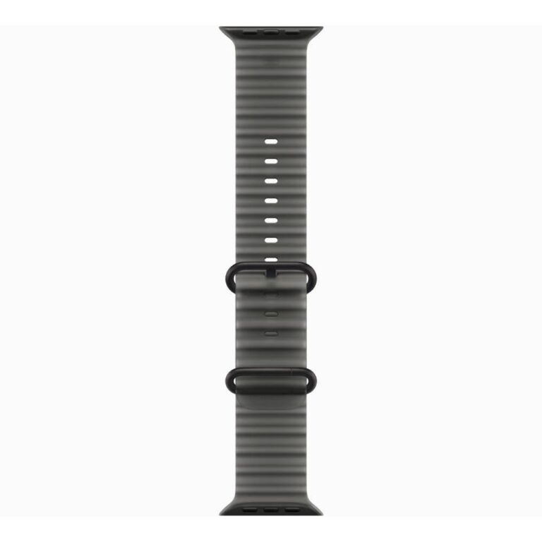 Apple Watch Ultra 4 GPS + Cellular, 49mm Black Titanium Case with Translucent Black Ocean Band