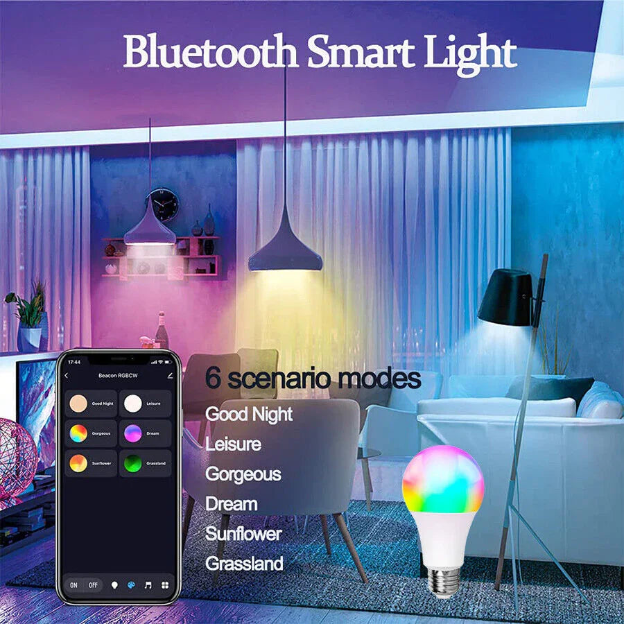 مصباح LED ذكي بتقنية Wi-Fi من Meross مع RGB MSL120HK (EU)
