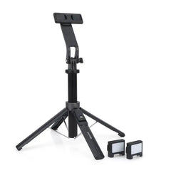 Porodo "PD-SLSTL-BKPorodo Dual Lighting Selfie Stick Remote Shutter Black " - GulfStore.com