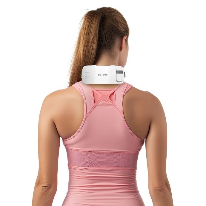 Porordo Lifestyle Neck Massager with Remote controller - White