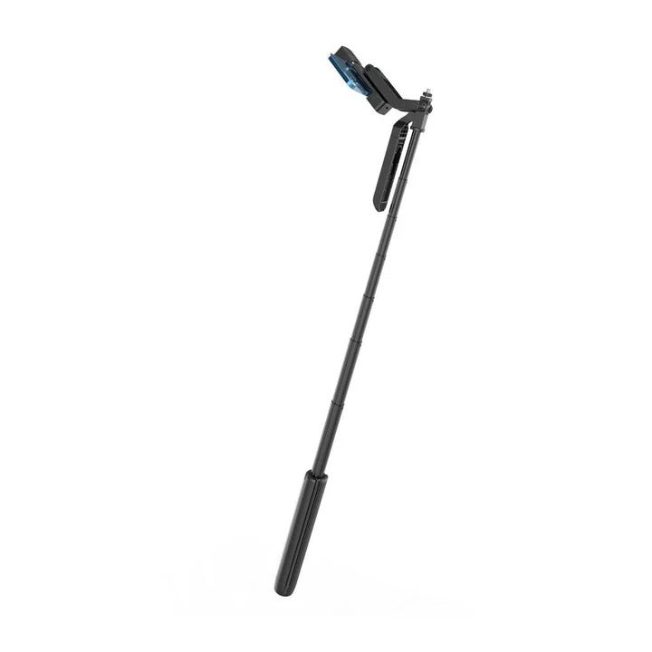 Porodo Selfie Stick 185cm Extendable with Dual Detachable Lights, 4 Leg Tripod, and Remote control - Black