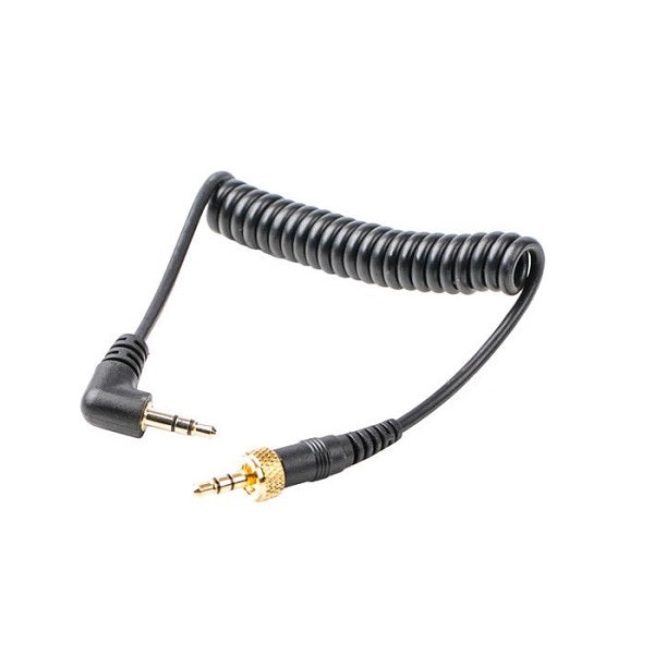 Porodo 3.5mm AUX Coiled Audio Cable Convenient Tangle-Free Design 1.2m/4ft-Black