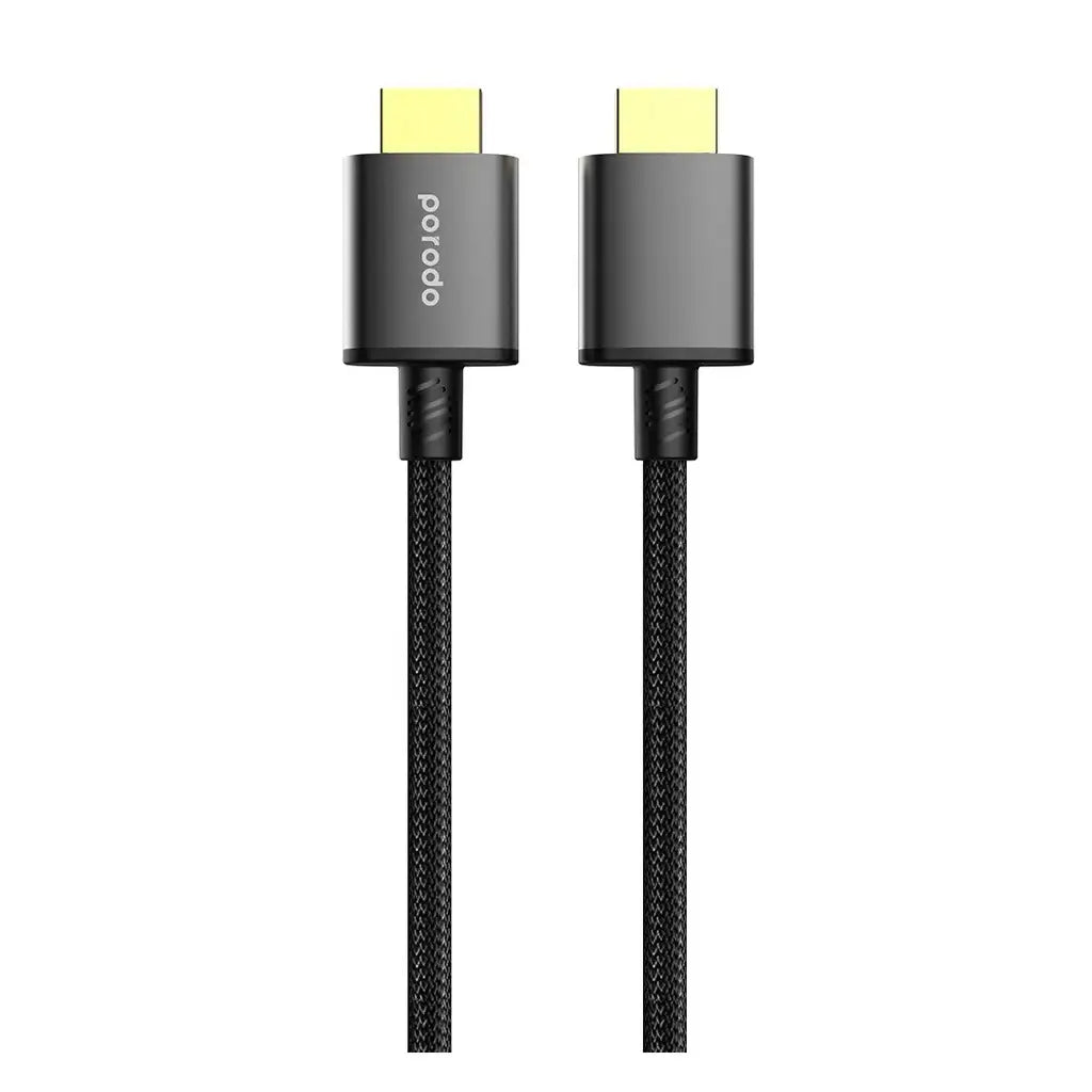 Porodo 8K HMDI PVC Cable 1.8M - Black - GulfStore.com