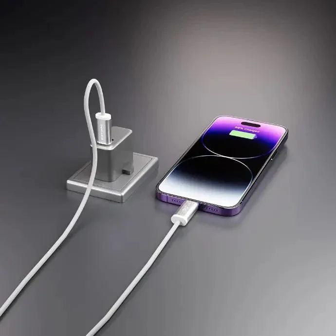 كابل Porodo Woven 30W Lightning to Type-C بطول 1.2 متر