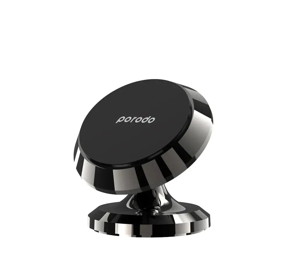 Porodo 4 Circular Discs Magnetic Car Mount - Black - GulfStore.com