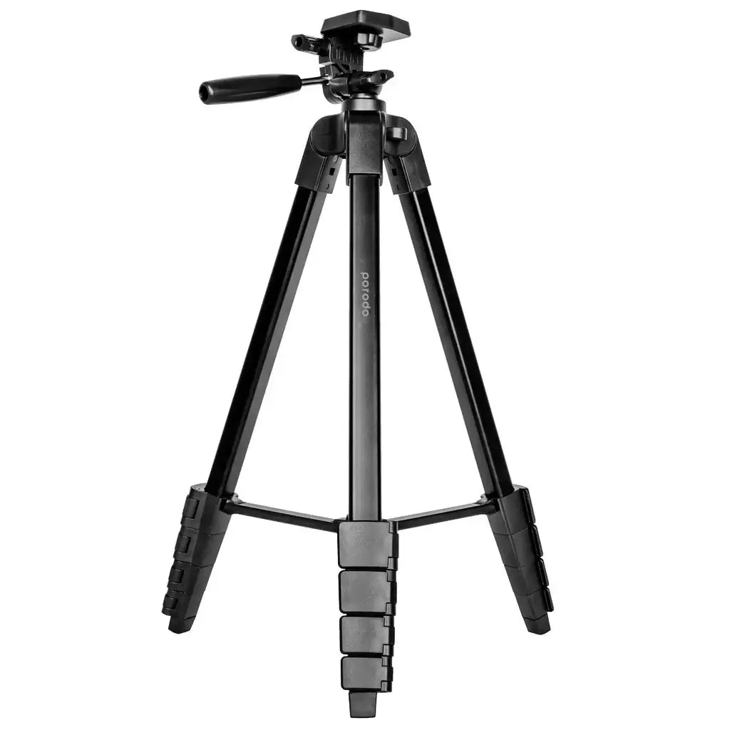 Porodo Professional Gimbal Tripod 171Cm Height - Black - GulfStore.com
