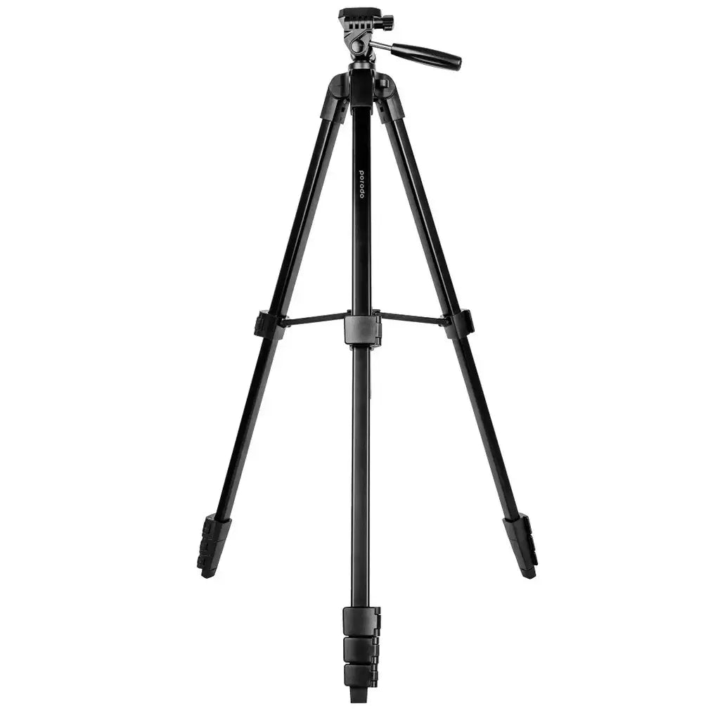 Porodo Professional Gimbal Tripod 171Cm Height - Black - GulfStore.com