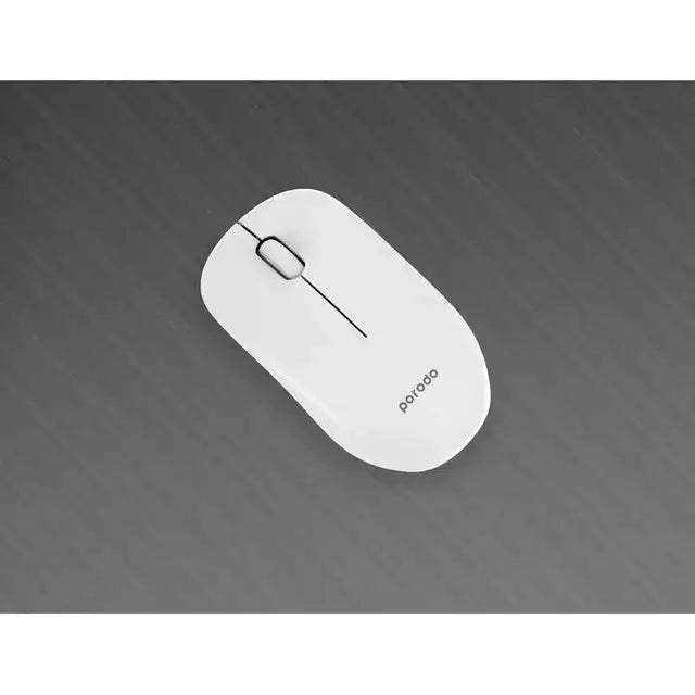 Porodo 1200 DPI Wireless Mouse Dual ModeWhite - GulfStore.com