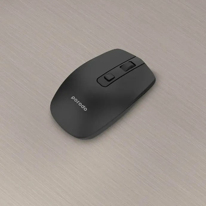 Porodo 2.4G Wireless and Bluetooth Rechargeable Mouse DPI 1600