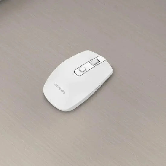 Porodo 1600 DPI Wireless Mouse Dual Mode White