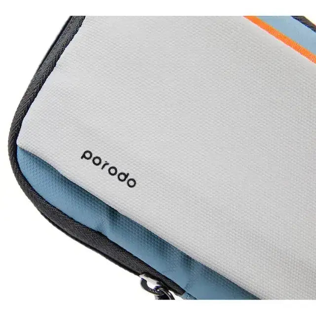 Porodo Lifestyle Cross Body Sling Bag - Black/Blue - GulfStore.com