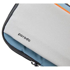 Porodo Lifestyle Cross Body Sling Bag - Black/Blue - GulfStore.com