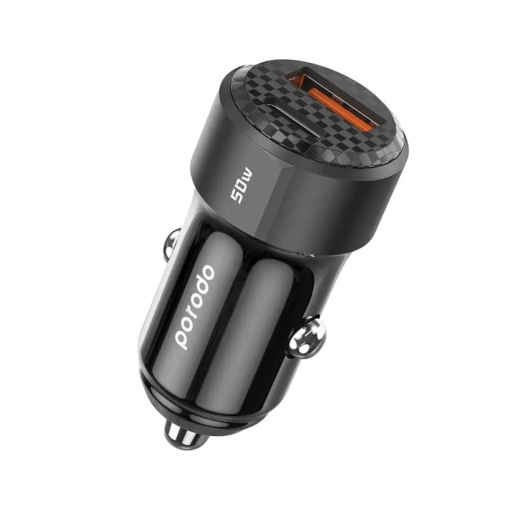 Porodo 50W Dual Port Car Charger PD 20W QC 30W - GulfStore.com