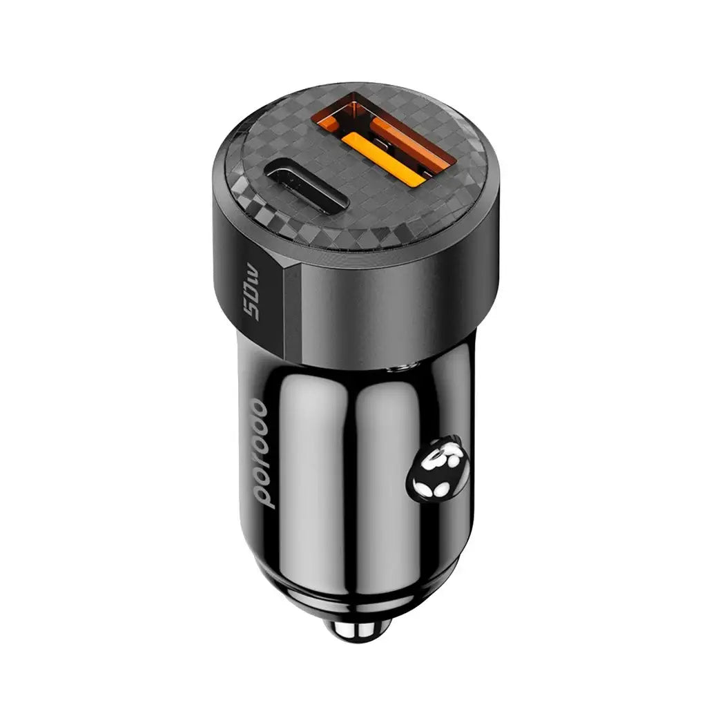 Porodo 50W Dual Port Car Charger PD 20W QC 30W - GulfStore.com