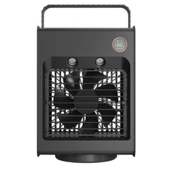 Porodo Lifestyle Air & Mist Portable Cooling Fan With Night Light - Black - GulfStore.com