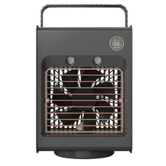 Porodo Lifestyle Air & Mist Portable Cooling Fan With Night Light - Grey - GulfStore.com