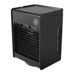 Porodo Lifestyle Air & Mist Portable Cooling Fan With Night Light - Black - GulfStore.com