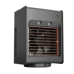 Porodo Lifestyle Air & Mist Portable Cooling Fan With Night Light - Grey - GulfStore.com