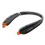 PD-STWLEP033 | Porodo Soundtec Bluetooth Neck Band With Extendable Earbuds | Black - GulfStore.com
