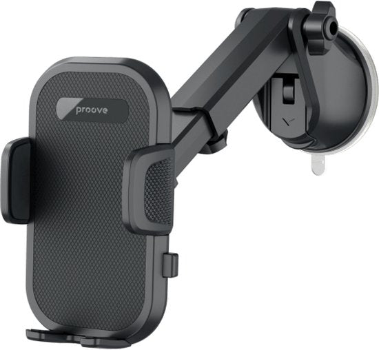 CHLP00000001, Car Holder Proove Longway Plaid Suction Type Car Mount, black