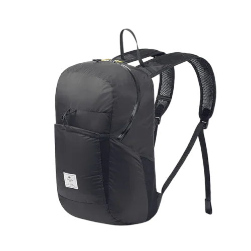 حقيبة حمل قابلة للطي خفيفة الوزن من Naturehike (yunqian) إصدار جديد بسعة 22 لترًا - أسود