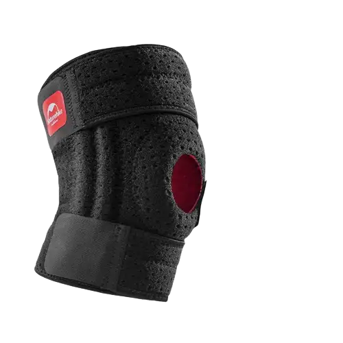 Naturehike Four Spring Support Reinforced Knee Pads-20HJ Right (Medium) - Black - GulfStore.com