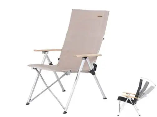 Naturehike TY03 Tall Recliner Lying Chair - Khaki - GulfStore.com