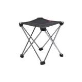Naturehike Outdoor aluminum alloy folding stool - Black - GulfStore.com