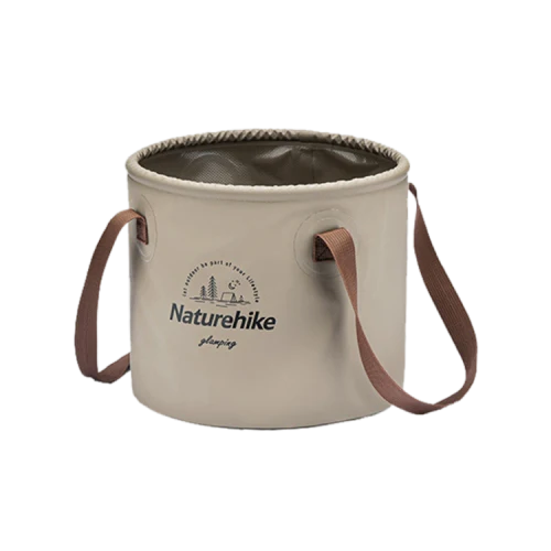 Naturehike foldable round bucket 20L - Light Brown