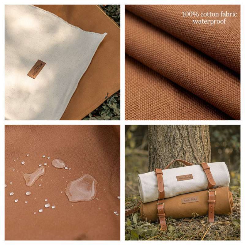 Naturehike Canvas picnic mat - Brown