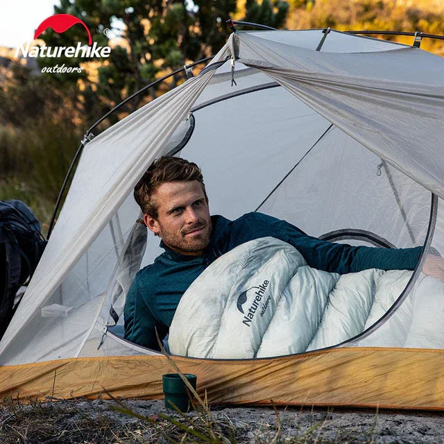 [6927595774359] Naturehike (Fireworks) Ultra-light down sleeping Bag (274G) (Large) - Grey