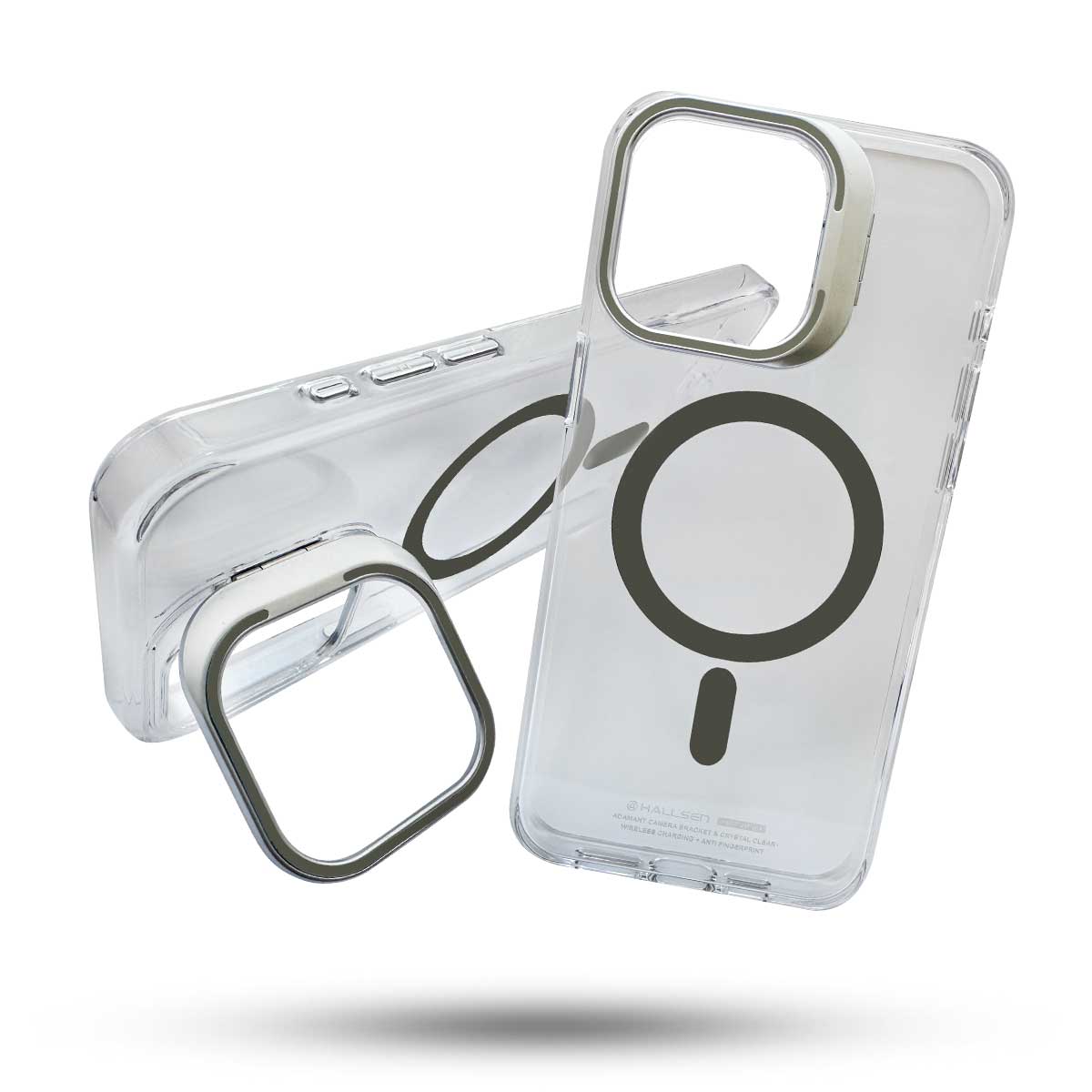 Hallsen case for iphone 15 pro max color grey