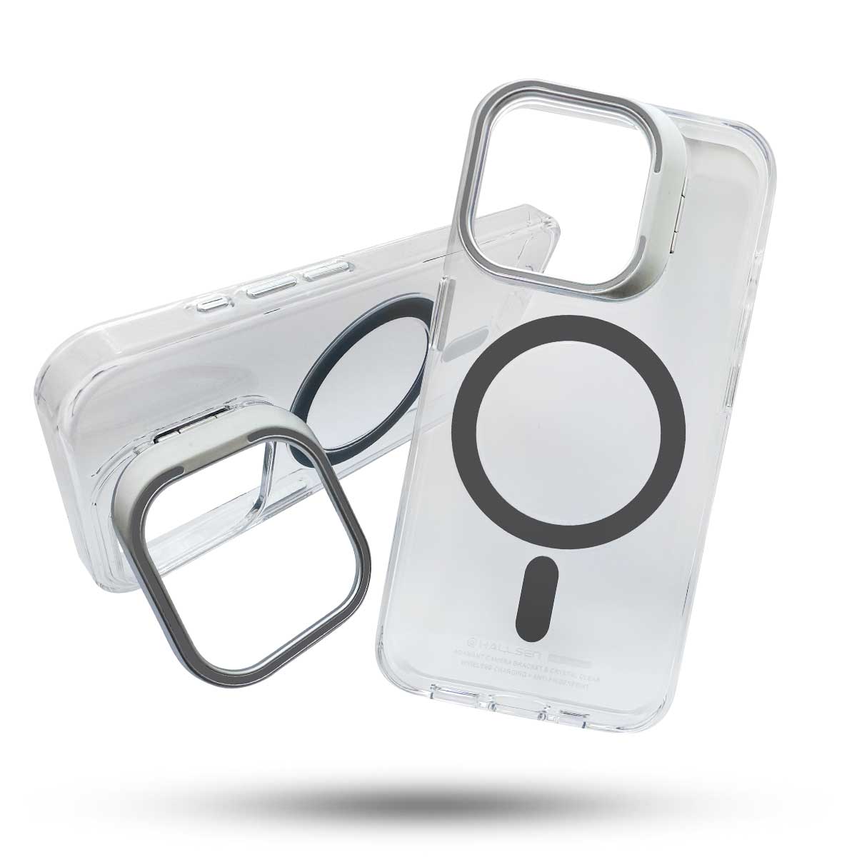 Hallsen case for iphone 15 pro grey