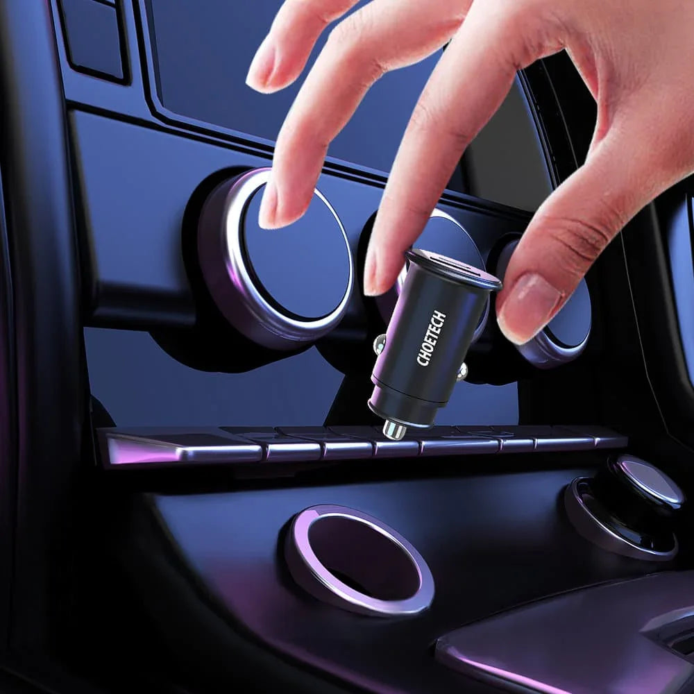 Choetech Super Mini PD 3.0, 30 W Fast Car Charger TC0006 - GulfStore.com