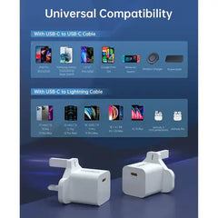 Choetech , MINI 20W WALL CHARGER PD5010-UK-WH - GulfStore.com