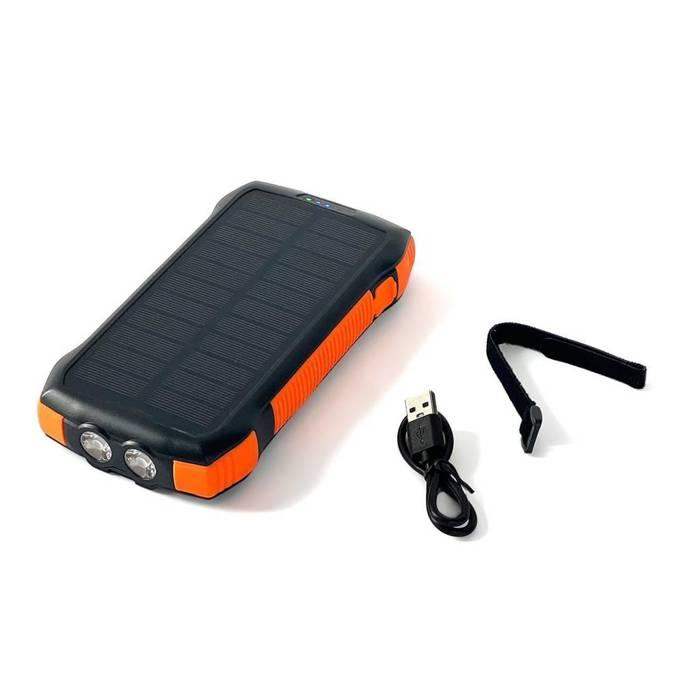 Choetech solar power bank with inductive charging 20000mAh PD 20W / QC 18W / Qi 10W orange (B657) - GulfStore.com