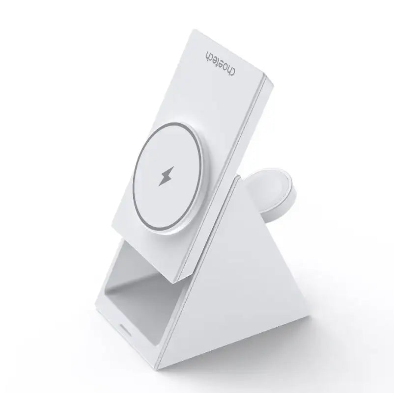 Choetech 3 in 1 wireless charging - White T600-F - GulfStore.com