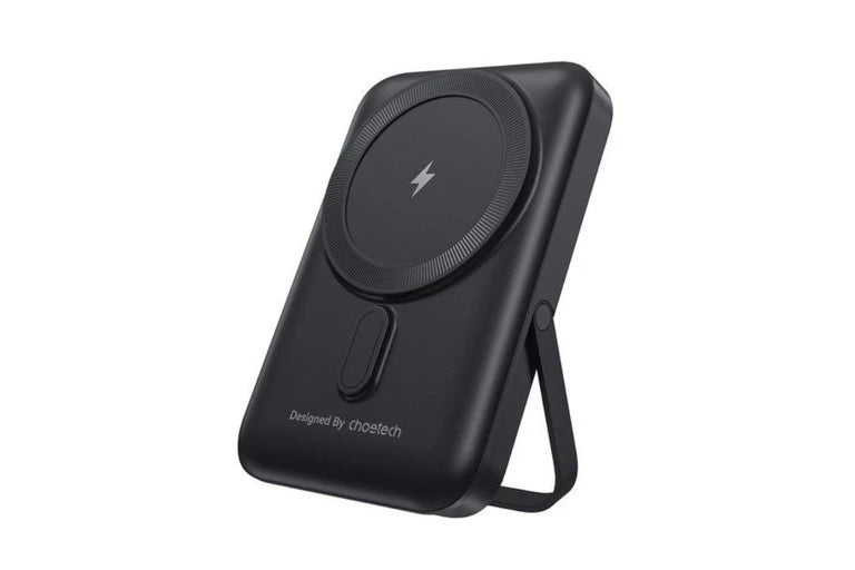 Choetech B743 Bk 10000Mah Pd20w Magnetic Power Bank With Holder Black Chargers & Cradles