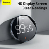 BASEUS | FMDS00012 | Heyo Rotation Countdown Timer Pro Magnetic Digital Alarm Clock | Dark Grey