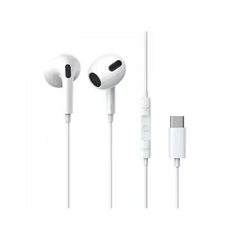 Baseus C17 Enock USB-C Lateral In-Ear Wired Earphone – White NGCR010002 - GulfStore.com