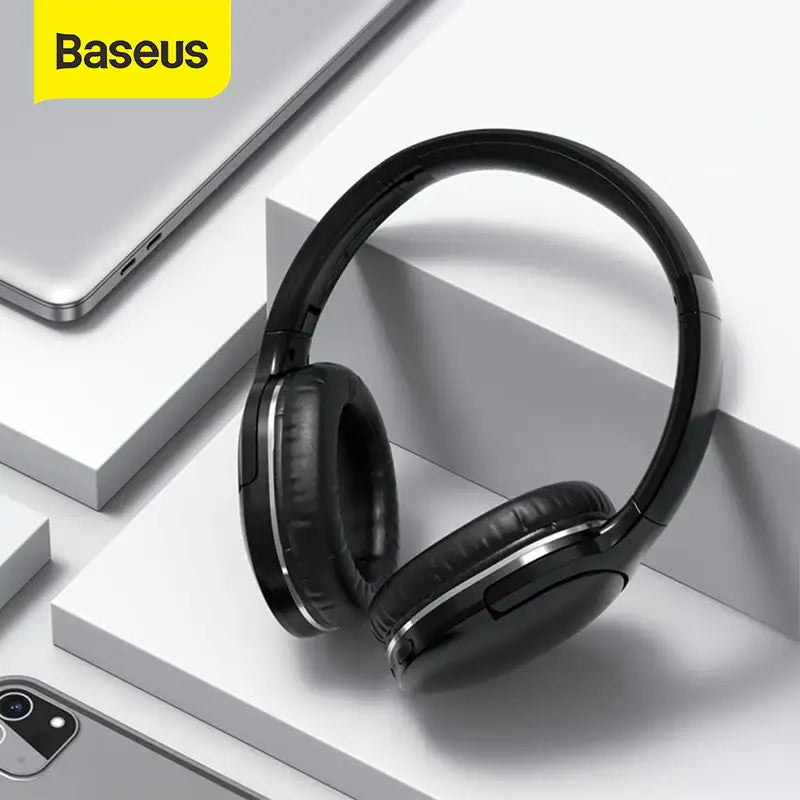 Baseus Encok Wireless headphone D02 Pro Black - GulfStore.com