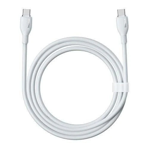 Baseus Pudding Series Fast Charging USB-C to USB-C Cable 2M – Stellar White