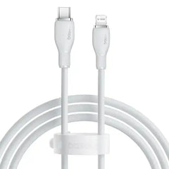Baseus Pudding Series Fast Charging USB-C to Lightning Cable 1.2M - Stellar White - GulfStore.com