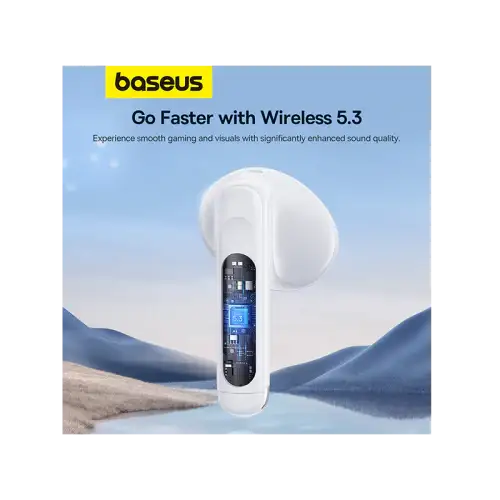 Baseus Bowie E13 True Wireless Earphones Moon White - GulfStore.com