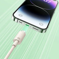 Baseus Habitat Series Fast Charging USB-A to Lightning Cable 2M - Wheat Pink - GulfStore.com