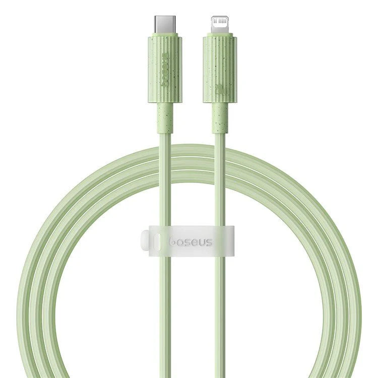 Baseus Habitat Series Fast Charging USB-C to Lightning Cable 1M - Natural Green